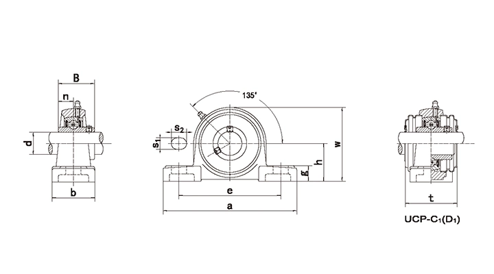 China Hot Sale Ss-Ucppl205 Plastic Pillow Block Bearing Suppliers